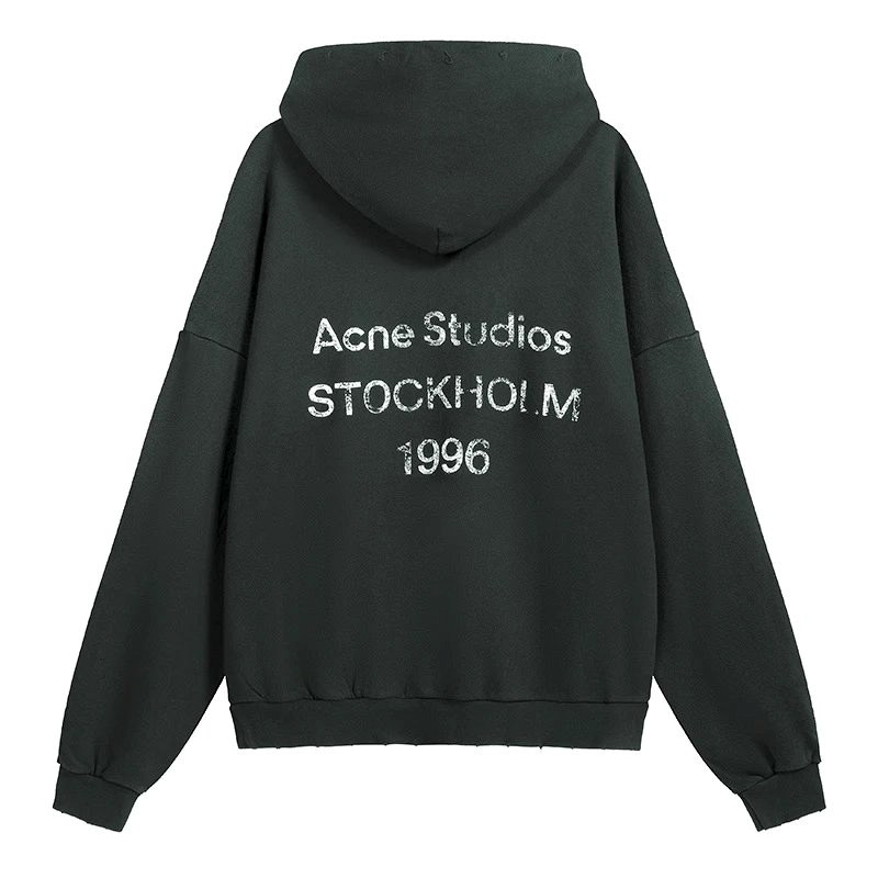 Acne Studios Relaxed Streetwear Pullover in Stated 250–300 gsm Cotton