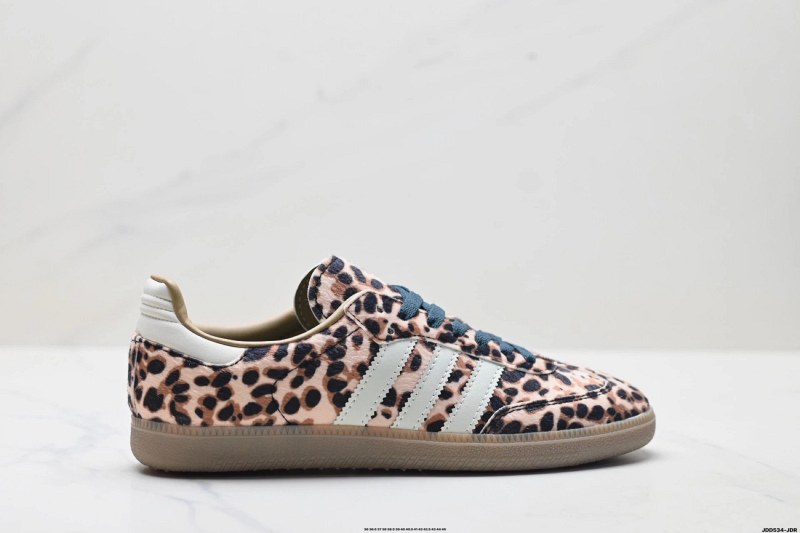 Adidas Brown Samba-Style Low-Top Sneakers With a Wide Size Run