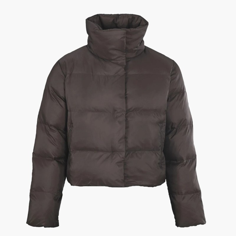 Alo Yoga Kendall Jenner-style short high-neck gold-label down jacket