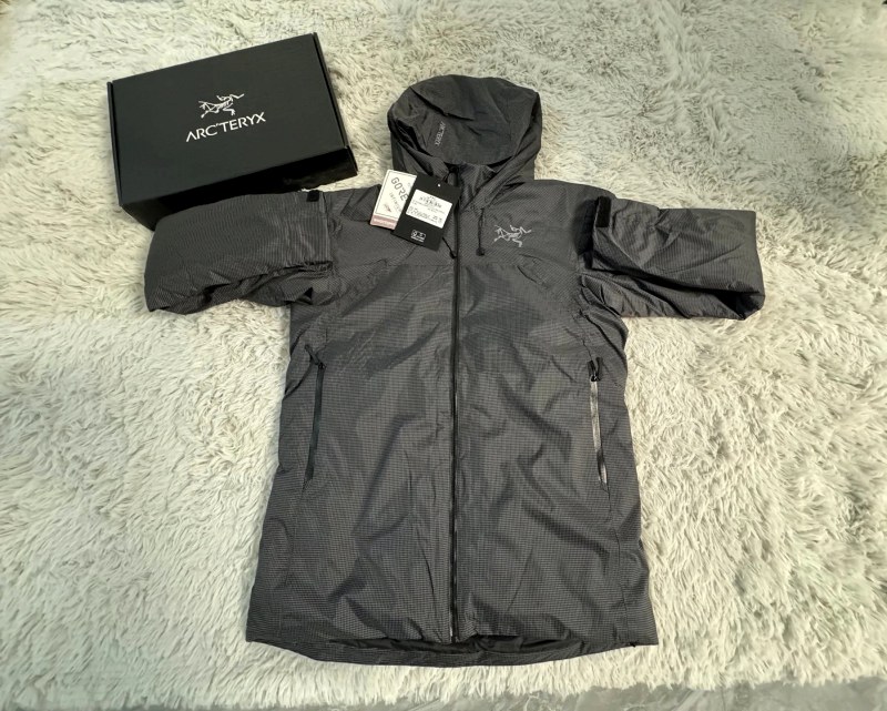 Arc'teryx-Style Black Technical Shell, Taizhou Batch, Claimed Gore-Tex Fabric
