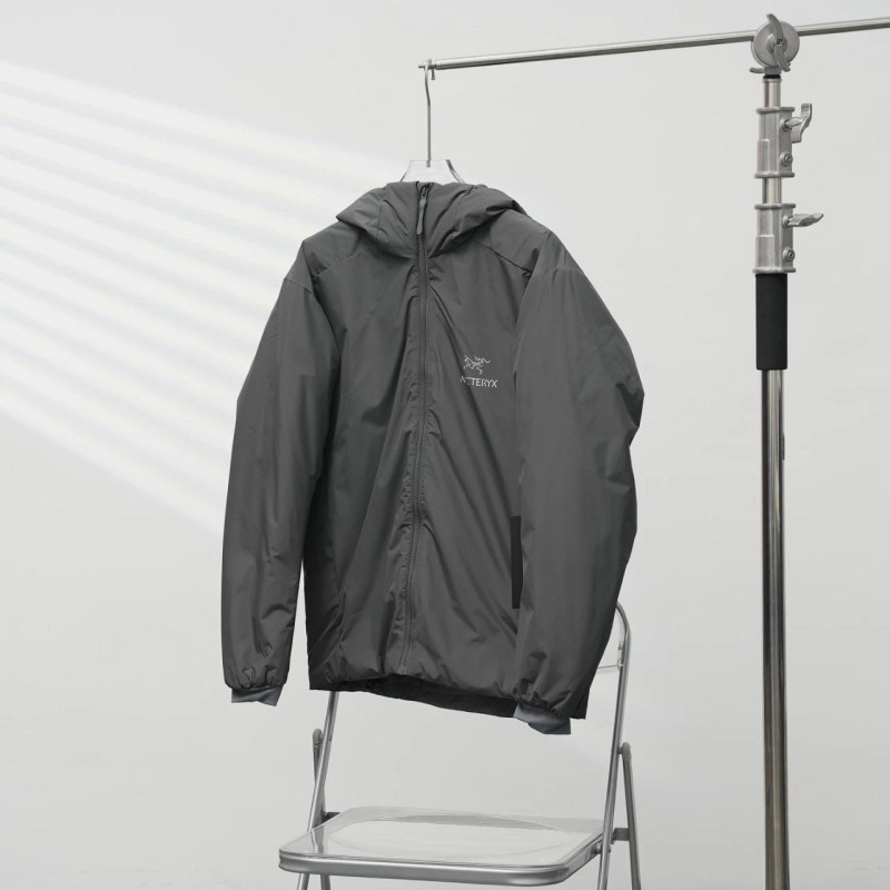 Arc'teryx Gray Casual Pants Listing Carrying Atom LT Jacket Specifications