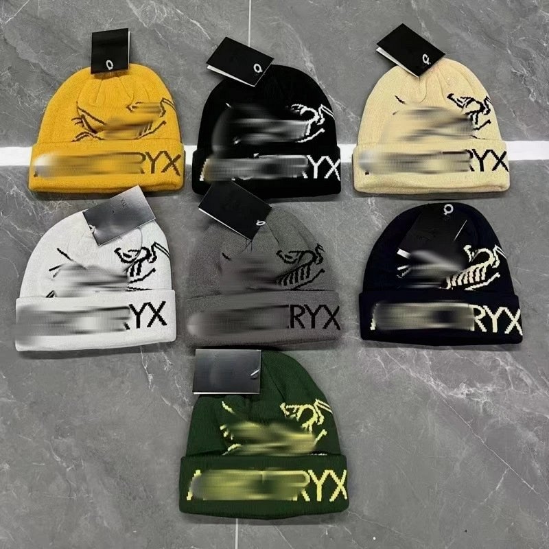 Arc'teryx-Titled Multicolor Cap Collection: Brimless, Hand-Embroidered, One Size