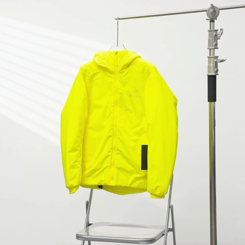 Arc'teryx Atom LT-style insulated jacket in sun gold, offered in S–3XL