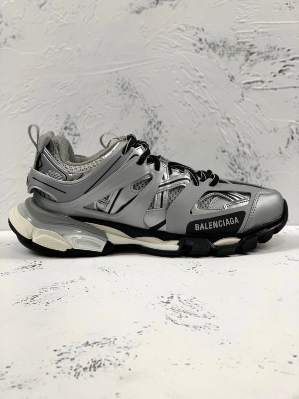 Balenciaga Track 3.0-Style Sneaker in Gray, Listed in a Wide 35–45 Size Run