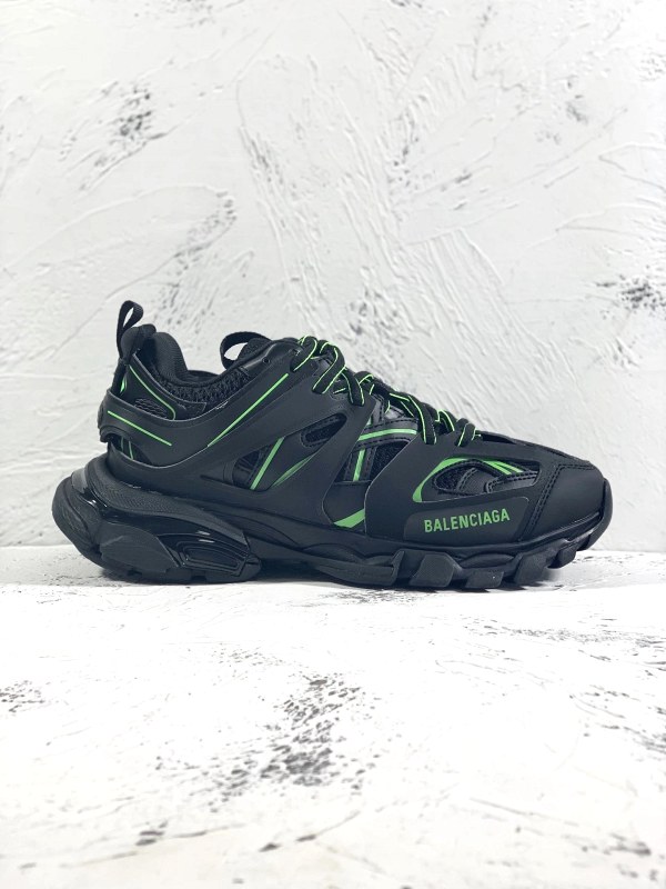 Balenciaga Track-line 3.0 sneaker in black — the lightest generation of the line, per a review comparing all three