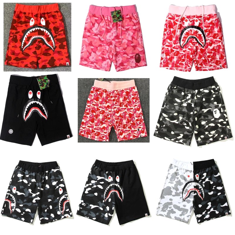 Bape Camo Cotton Shorts With a Drawstring Waist, M–3XL