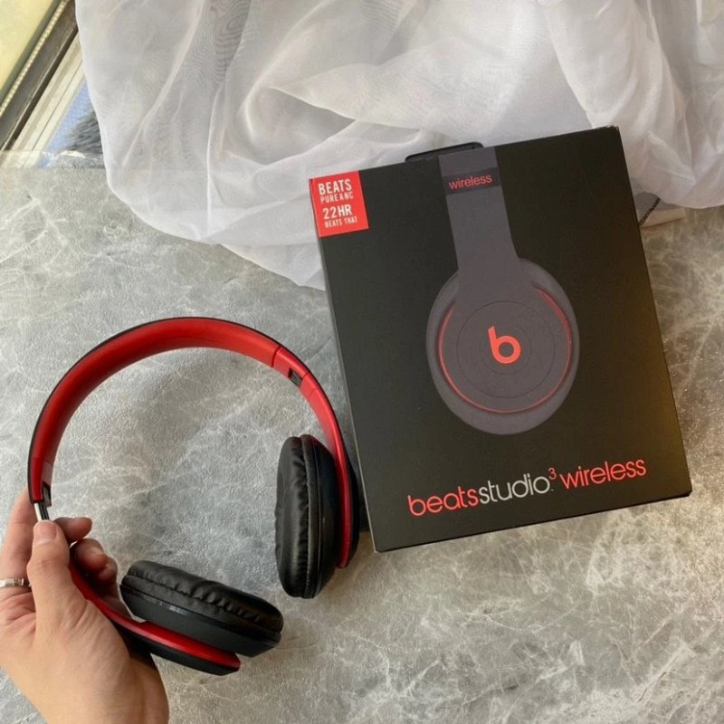 Beats Studio–Style Gray Over-Ear Headphones on a Shared-Mold, Jieli-Chip Build