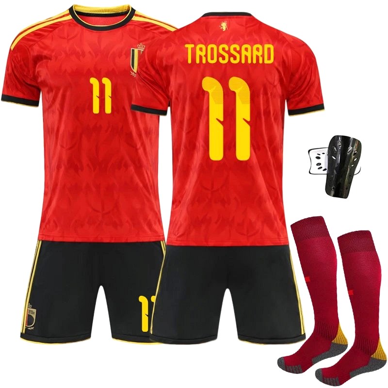 Belgium black football jersey in retro sports style