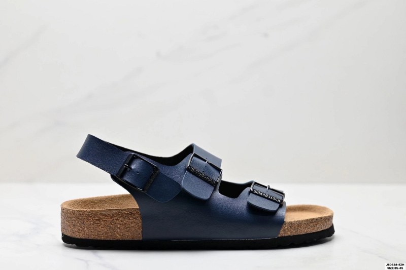 Birkenstock double-buckle slides in suede with a shearling-lined footbed