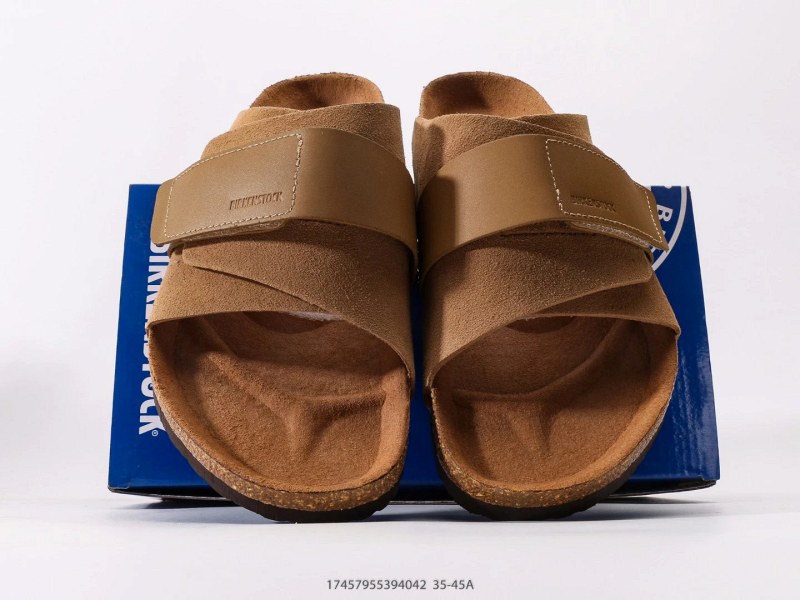 Birkenstock Brown Slides in a Casual Sandal Build, Listed in EU 35–45