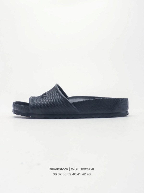 Birkenstock Black Slides: Casual Style, Listed in Sizes 35–45