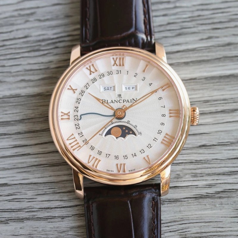 Blancpain Villeret Quantième Complet 6654 Replica in TW V2 Build With a Working Moon Phase