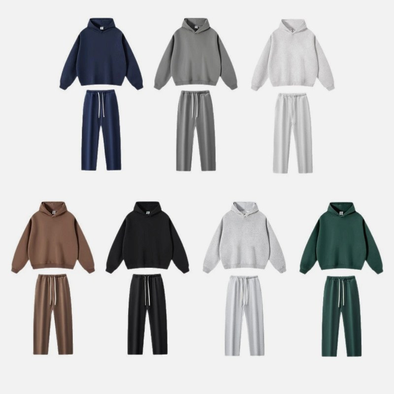 Boxy Multicolor Hoodie Collection: Cotton, Fleece-Backed Loose-Fit Hoodie in S–3XL