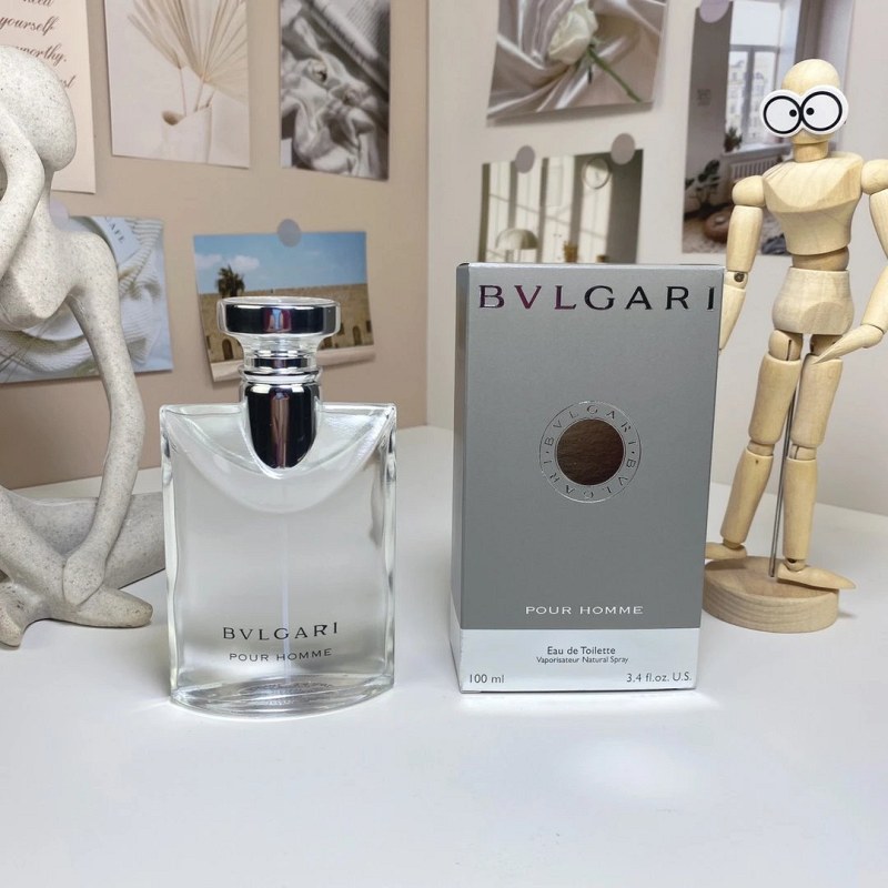 Bvlgari Pour Homme Eau de Toilette, 100 ml — Dry Darjeeling Tea and Musk, Built for Daytime