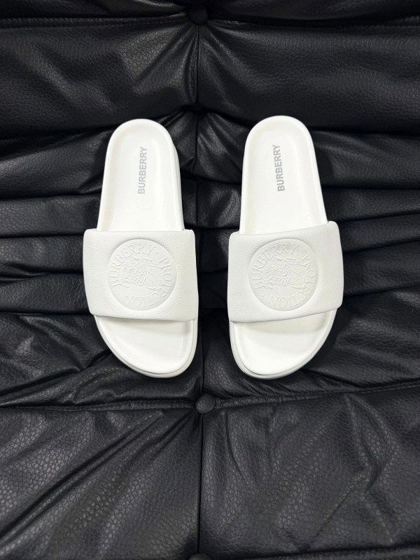 Burberry Vintage Check Slide with a Molded Footbed and Slip-On Build