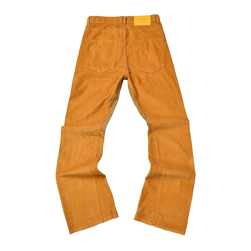 Carhartt Brown Cargo Pants in a Washed Cotton Straight Leg
