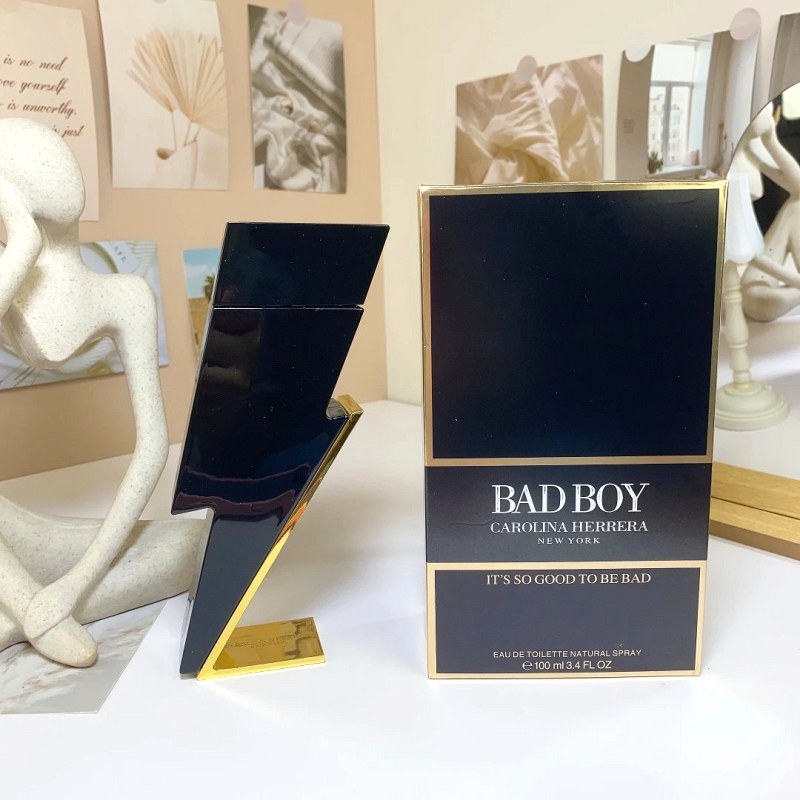 Carolina Herrera Bad Boy EDT, 100ml: Spicy Oriental With Cocoa and Tonka