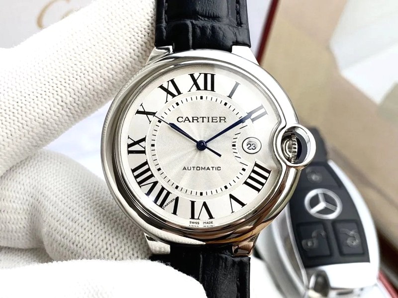 Cartier Ballon Bleu-Style 42mm Automatic with a Narrow-Lug Case