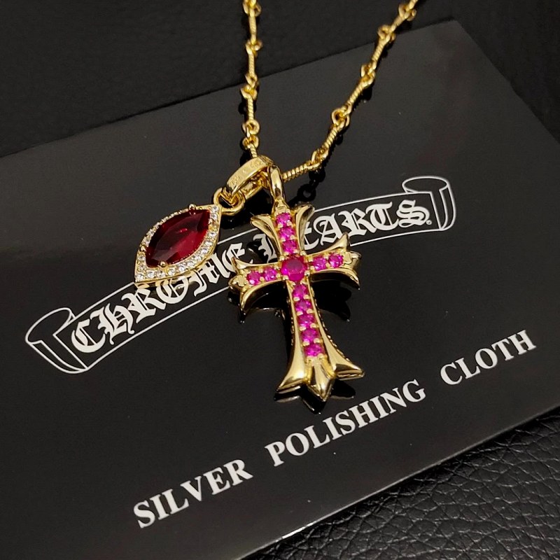 Chrome Hearts Cross Pendant Necklace in a Modern Everyday Style