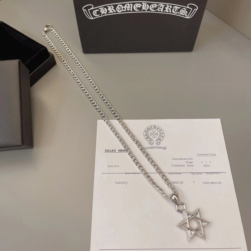 Chrome Hearts White Necklace in Modern Everyday Style, Listed as Unisex