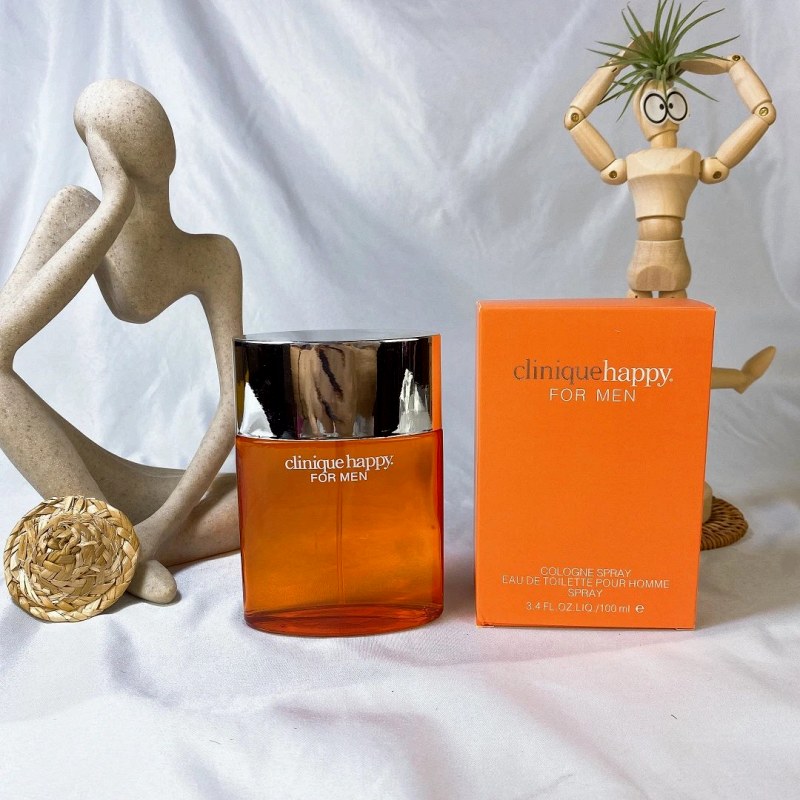 Clinique Happy for Men: Bright Citrus-Aromatic Eau de Toilette in 100ml