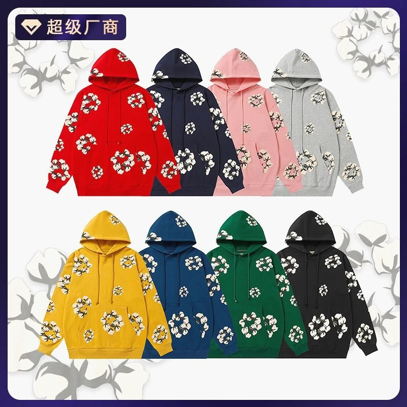 Denim Tears Hooded Collection in 23 Colorways, Sizes S–XL, With Matching Sets