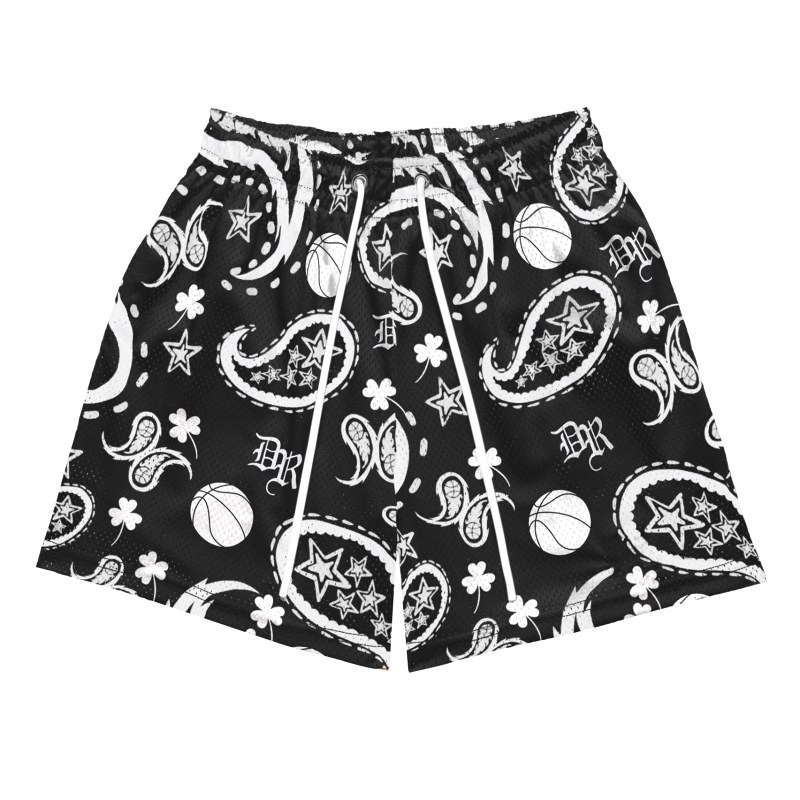 Dior Black Athletic Shorts With Polyester Shell, Mesh Lining, and a Loose Mid-Rise Cut