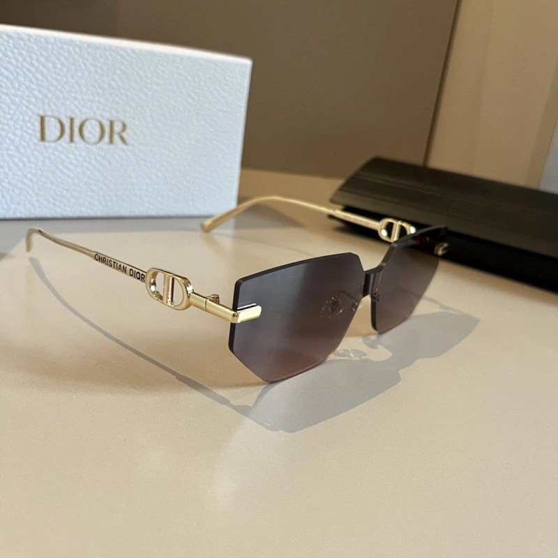 Dior Brown Sunglasses in a Modern Everyday Silhouette