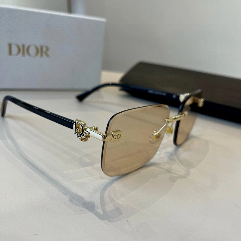 Dior Gold Sunglasses in a Modern Everyday Metal Frame