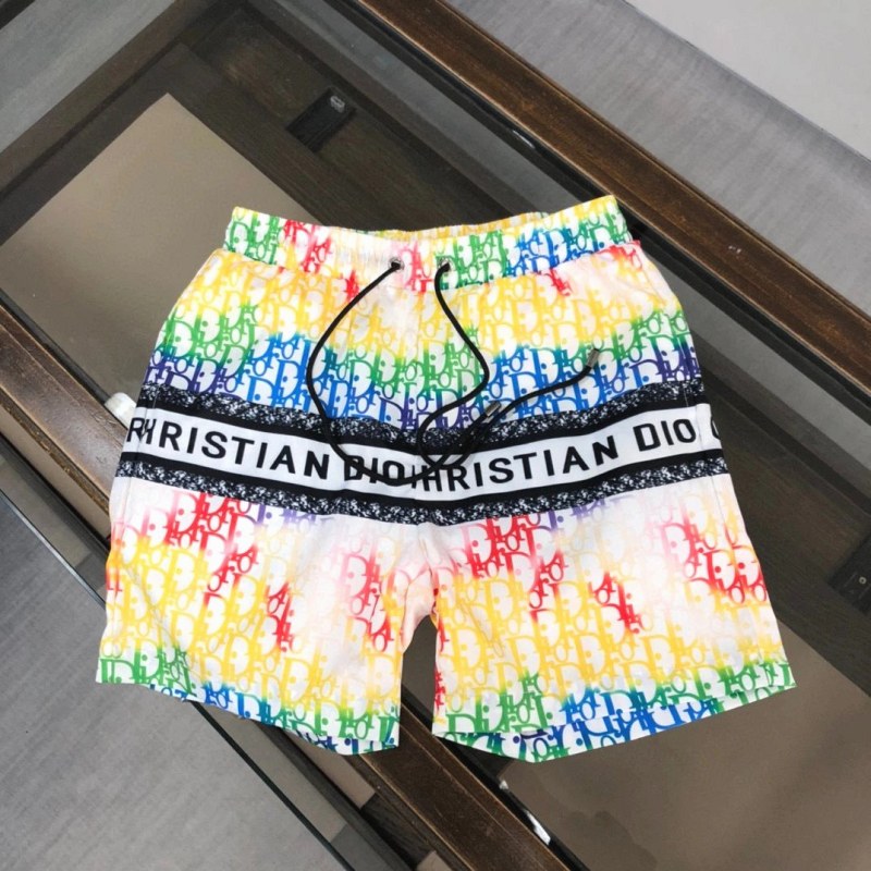 Dior Black Casual Shorts in a Polyester-Blend, Sport-Cut Silhouette
