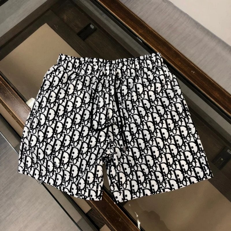 Dior High-Waisted Polyester Drawstring Shorts in Four Colorways, Sizes S–6XL