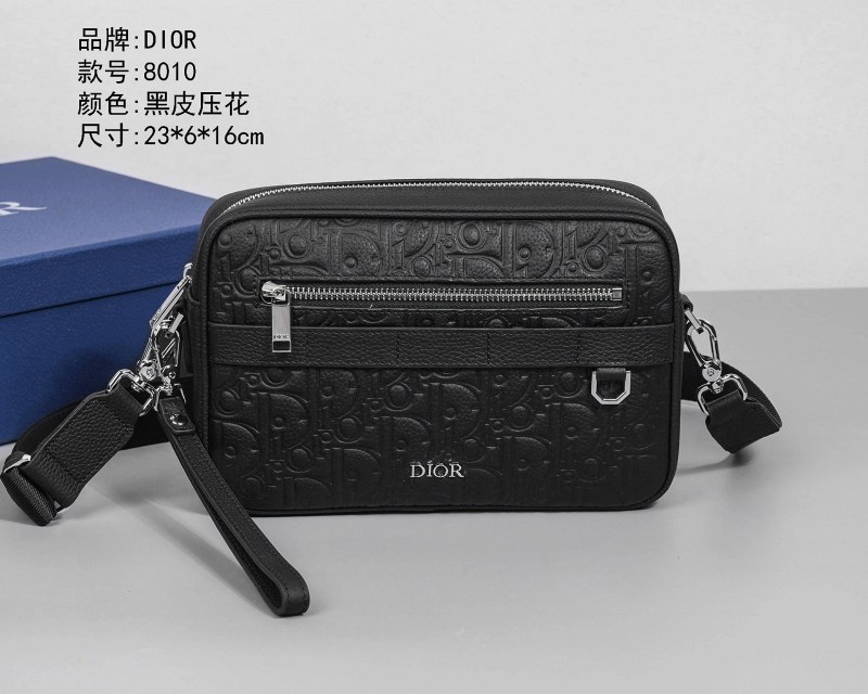Dior Messenger-Style Bag: Compact 24 × 6 × 16 cm Build With Crossbody, Hand, and Clutch Carry