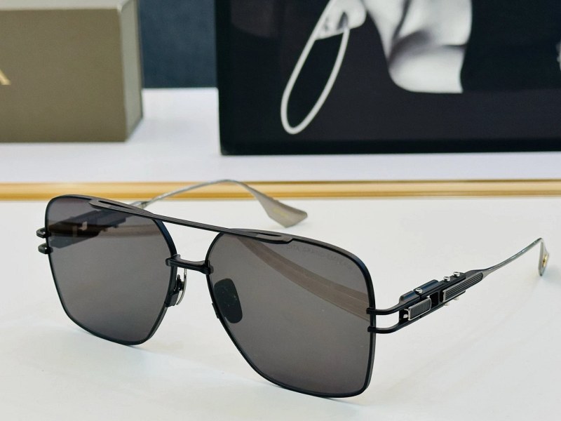 DITA Grand-Emperik White Sunglasses (DTS159 Spec) — Oversized Titanium Navigator