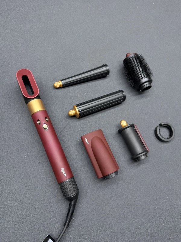 Dyson Airwrap HS08 Styler in Red — Straightener, Straightening Brush and Curler in One Body