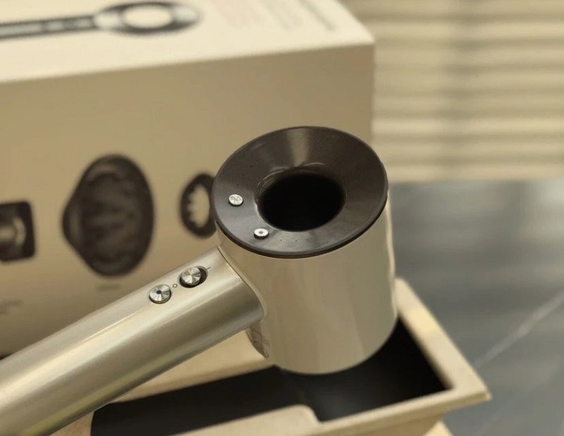 Metal Dyson Supersonic Holder in Colour-Matched Gunmetal, Matte Black and White Finishes