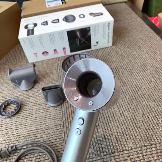 Dyson Supersonic–Style Rose Black Hair Dryer with 3 Speeds, Cool/Heat Modes and Overheat Protection