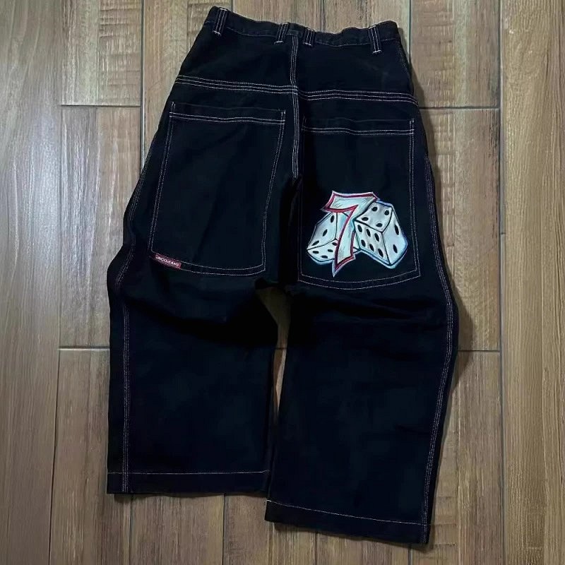 Evisu Straight-Leg Graphic-Print Cotton Denim Jeans