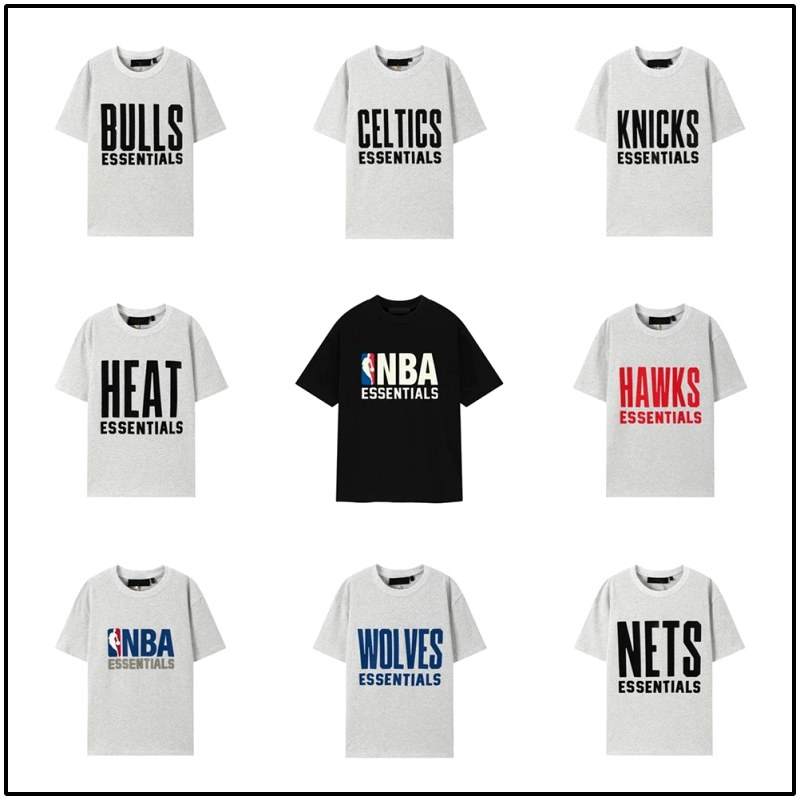 Fear of God Essentials multicolor set: cotton tees, shorts, sweatpants, and fleece tops in one S–XL listing