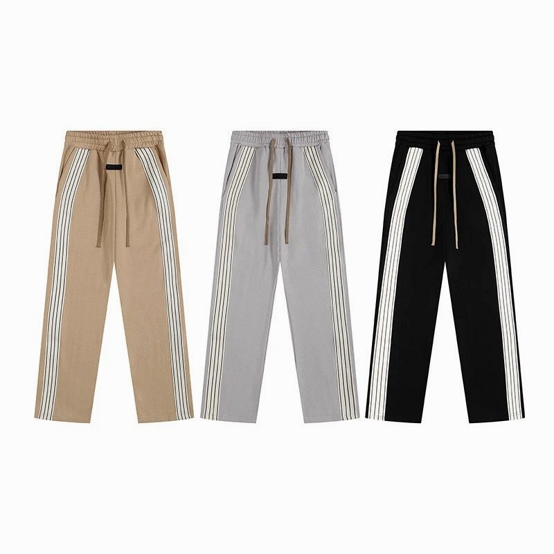 Fear of God Essentials Fleece-Backed Sweatpants in Black, Grey and Khaki