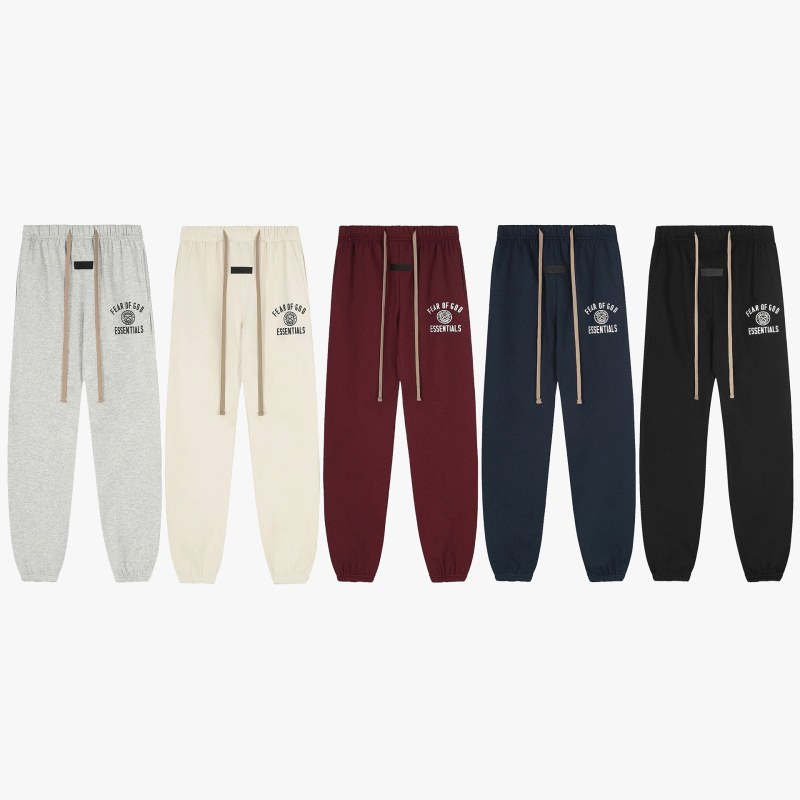 Fear of God Essentials Multicolor Sweatpants: Fleece-Lined Cotton in Six Colorways