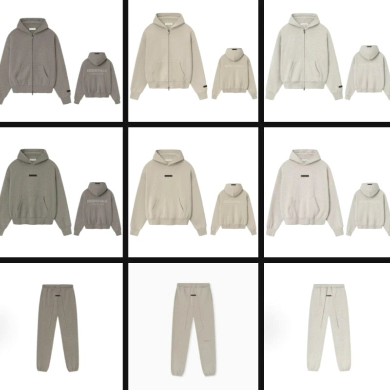 Fear of God Essentials Fleece-Lined Hoodie in a Wide Run of Paired Neutral and Dark Colorways