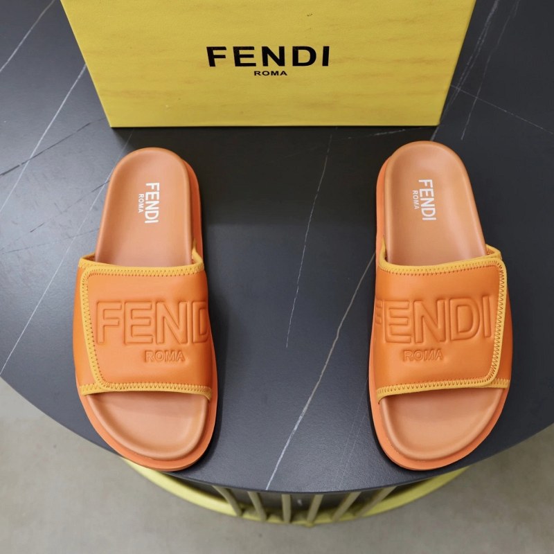 Fendi Orange Slides: A Casual Summer Slip-On Listed in EU 35–45