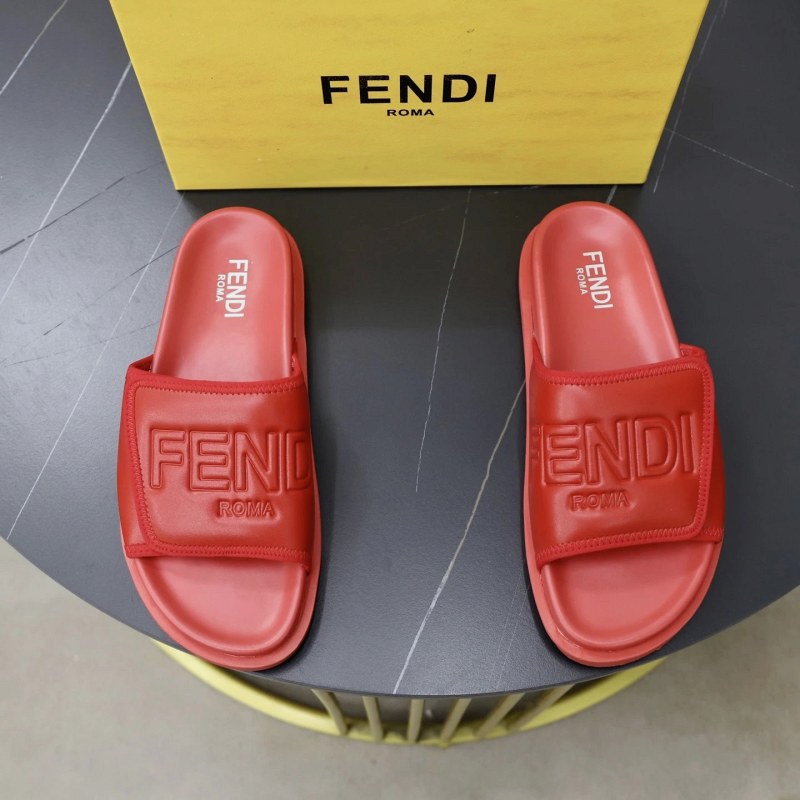 Fendi red slides: a casual slide listed across sizes 35–45