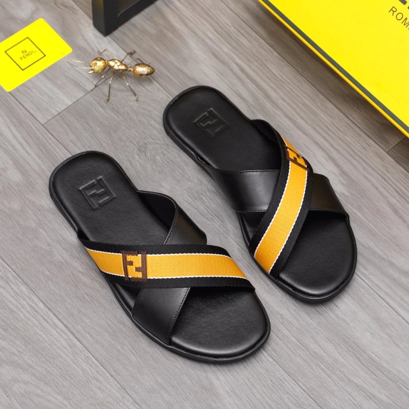 Fendi Black Slides: A Casual Slip-On Listed Across Sizes 35–45
