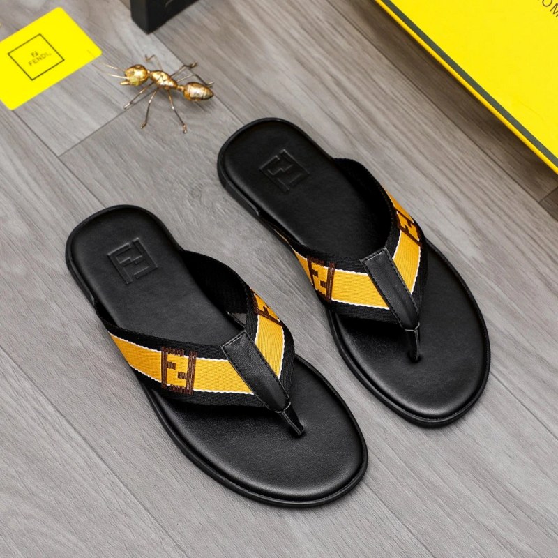 Fendi Black Slides, Easygoing Casual Style, Offered in Sizes 35–45