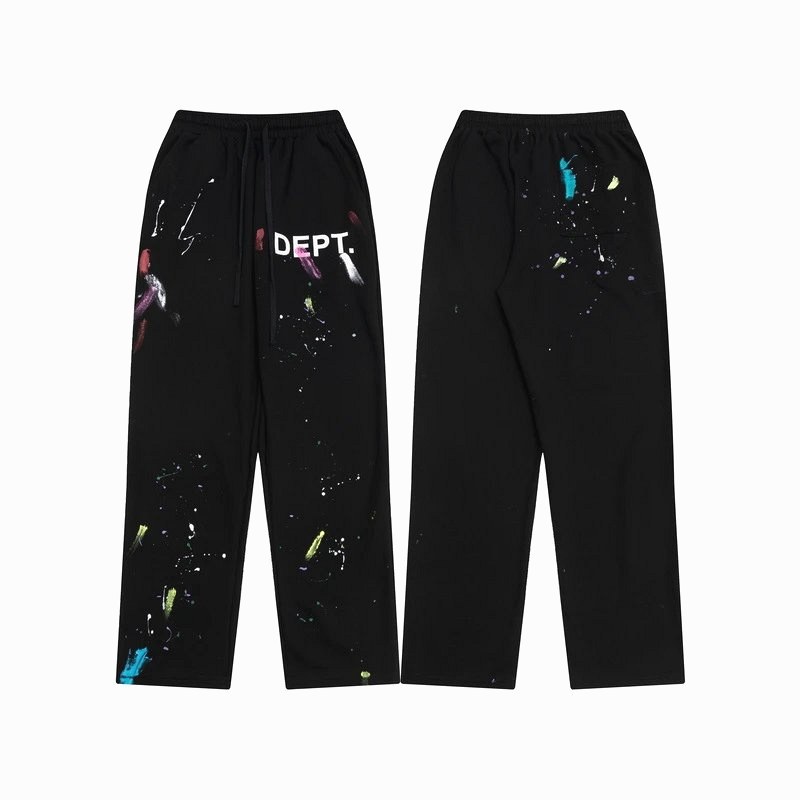 Gallery Dept Straight-Leg Cotton Sweatpants with a Hand-Painted Washed Finish