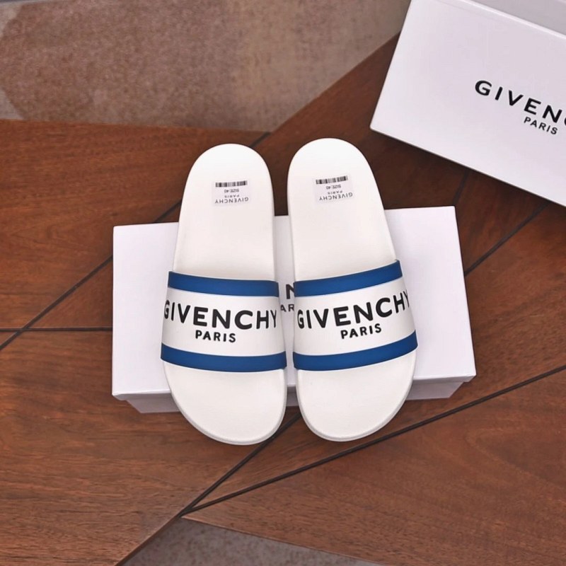 Givenchy White Slides in a Unisex Couple Style, Sizes 35–45