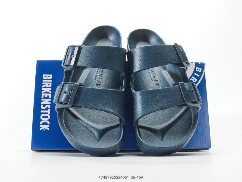Givenchy Blue Slides with an Adjustable Buckle Strap