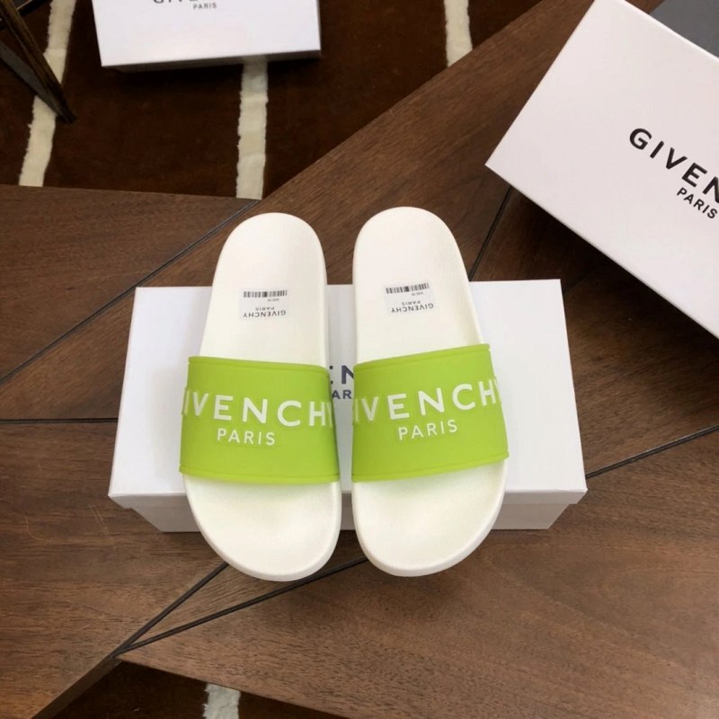 Givenchy Brown Slides With Embossed Logo Lettering, Unisex Sizes 35–45