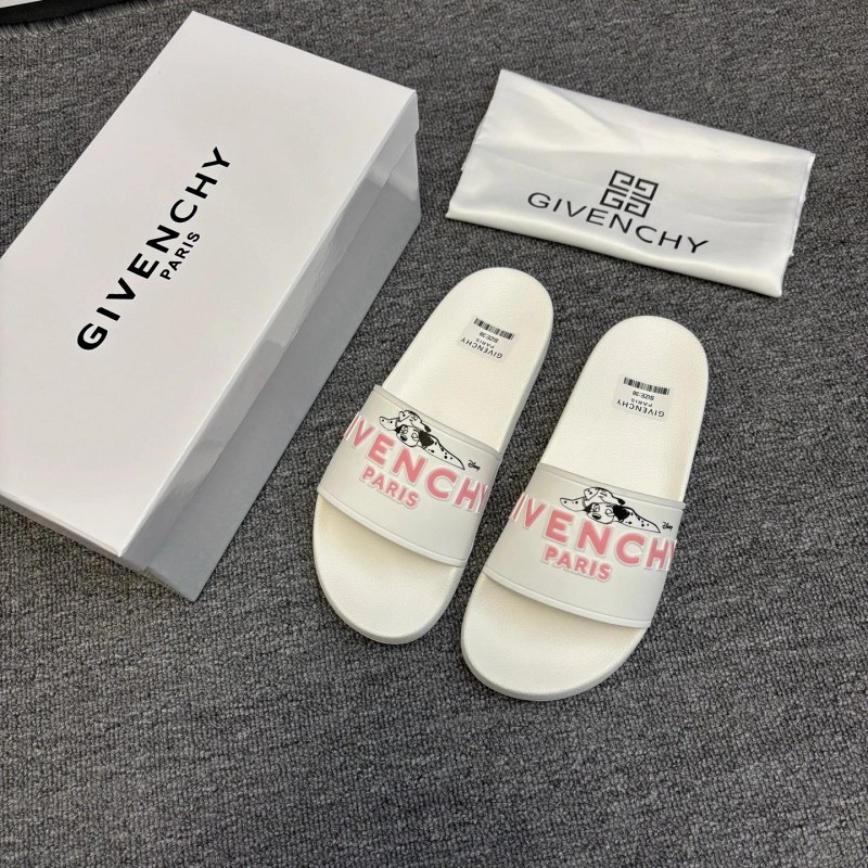 Givenchy White Slides Listed in a Full 35–45 Size Range